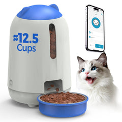 PAPIFEED alimentador automático para gatos con app muestra control de porciones y horarios