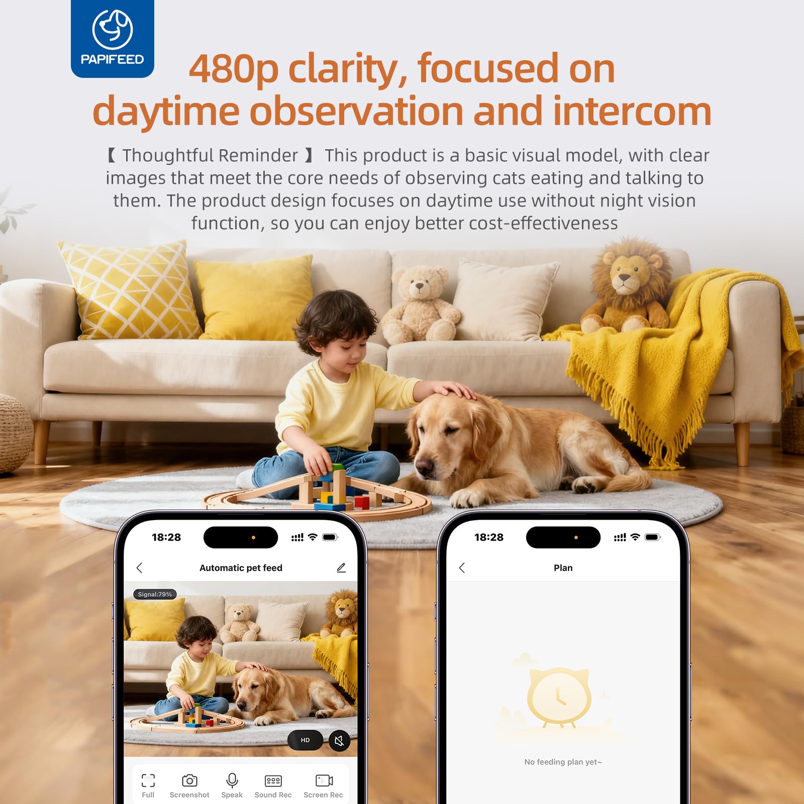 PAPIFEED audio bidireccional para hablar con tu mascota.