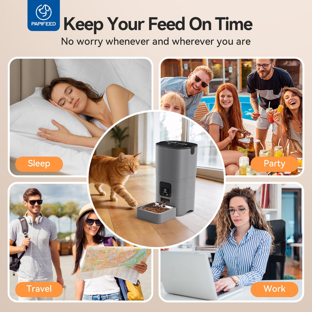 PAPIFEED diseño desmontable para limpieza profunda