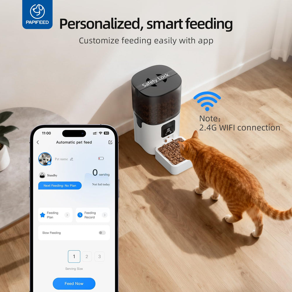 Papifeed tanque de alimento removible para limpieza facil