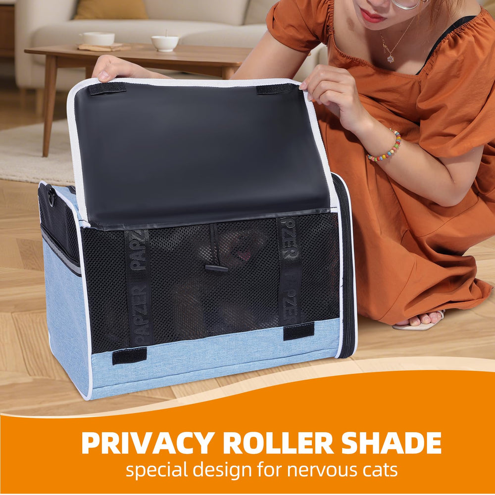 PAPZER porta-gatos paneles de malla para buena ventilación