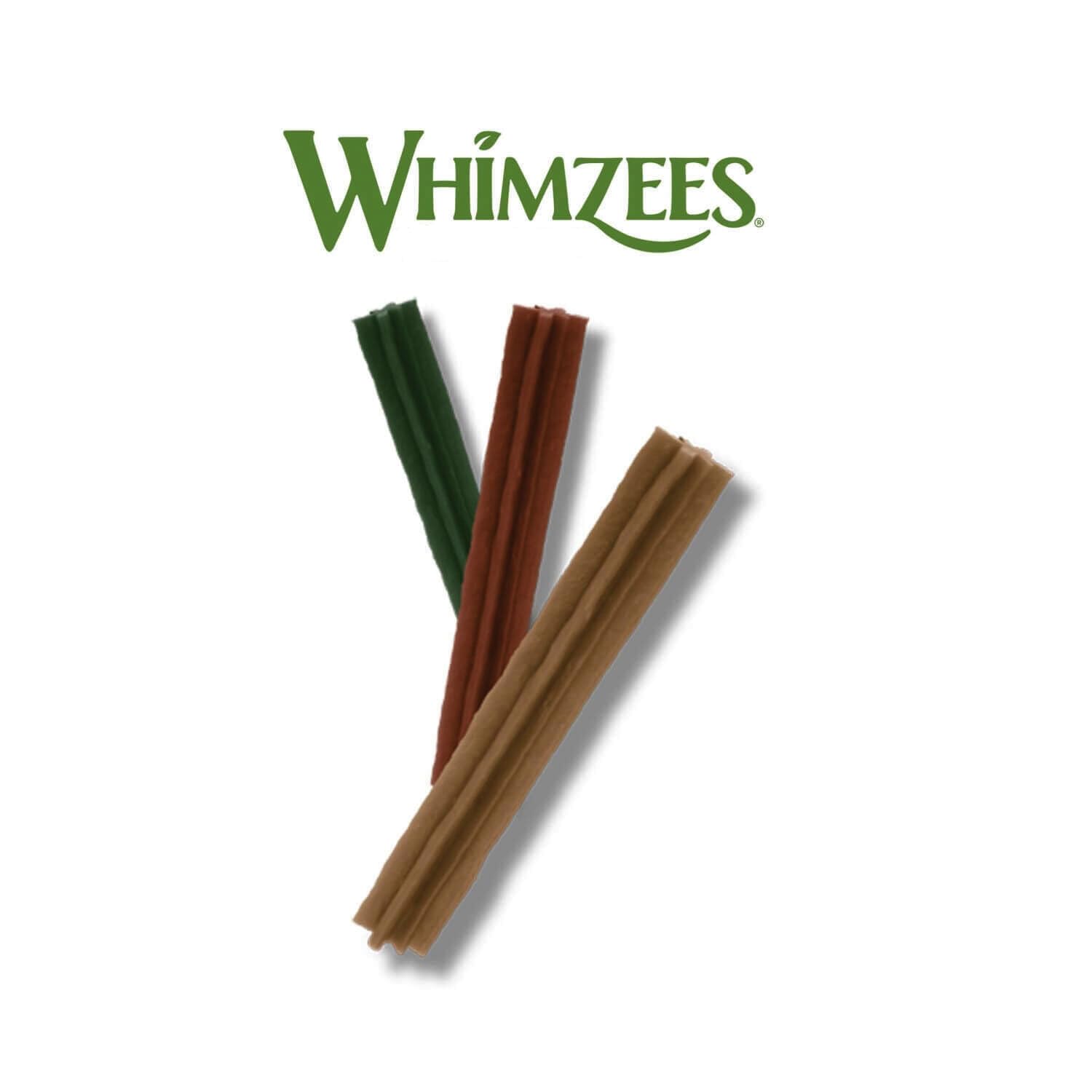 Paquete de 2 Whimzees Stix, ingredientes naturales.