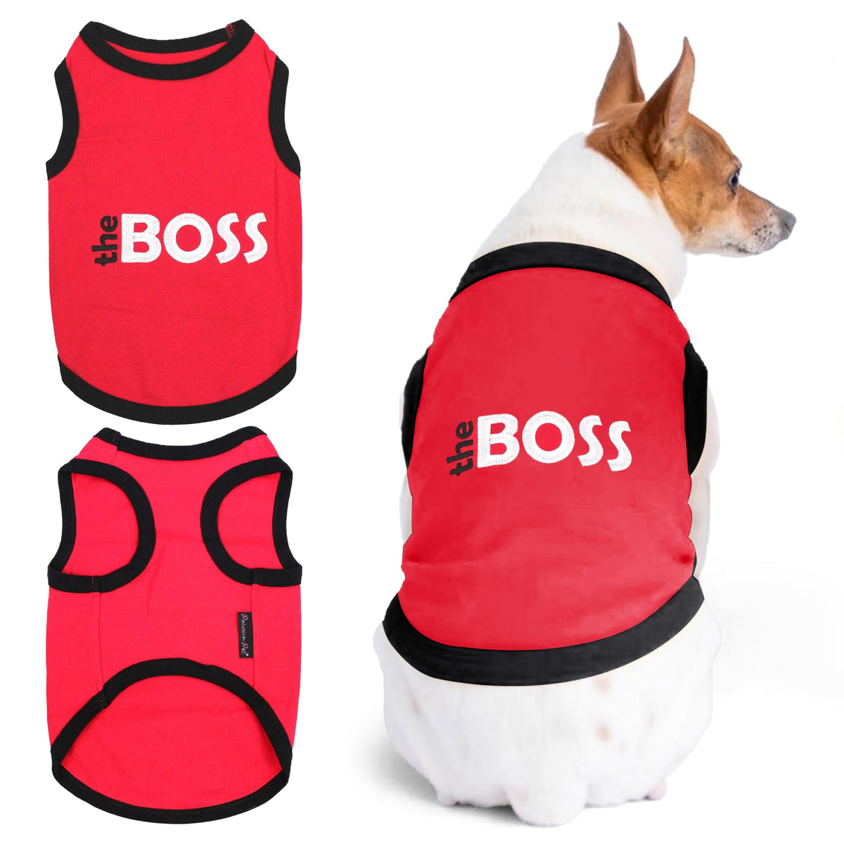 Camiseta Boss para perro de Parisian Pet, sin mangas, ideal para paseos diarios