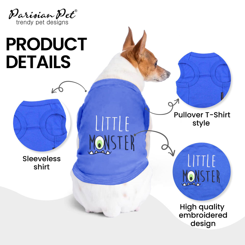 Camiseta bordada con 80 diseños de Parisian Pet para perros
