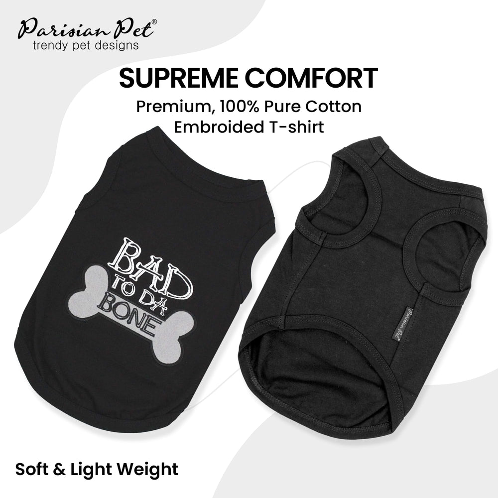 Camiseta Parisian Pet con cuello redondo para comodidad diaria.