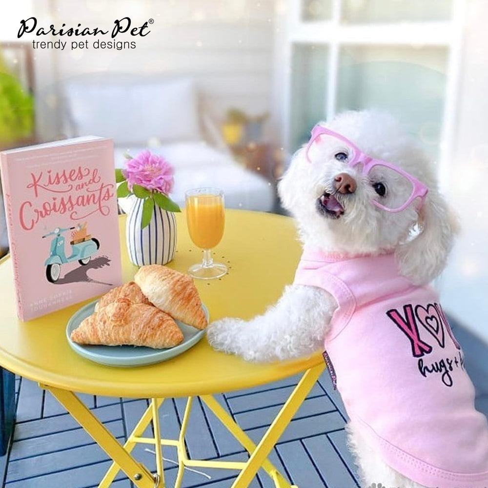 Camiseta Parisian Pet lavable a máquina, colores brillantes tras lavados.