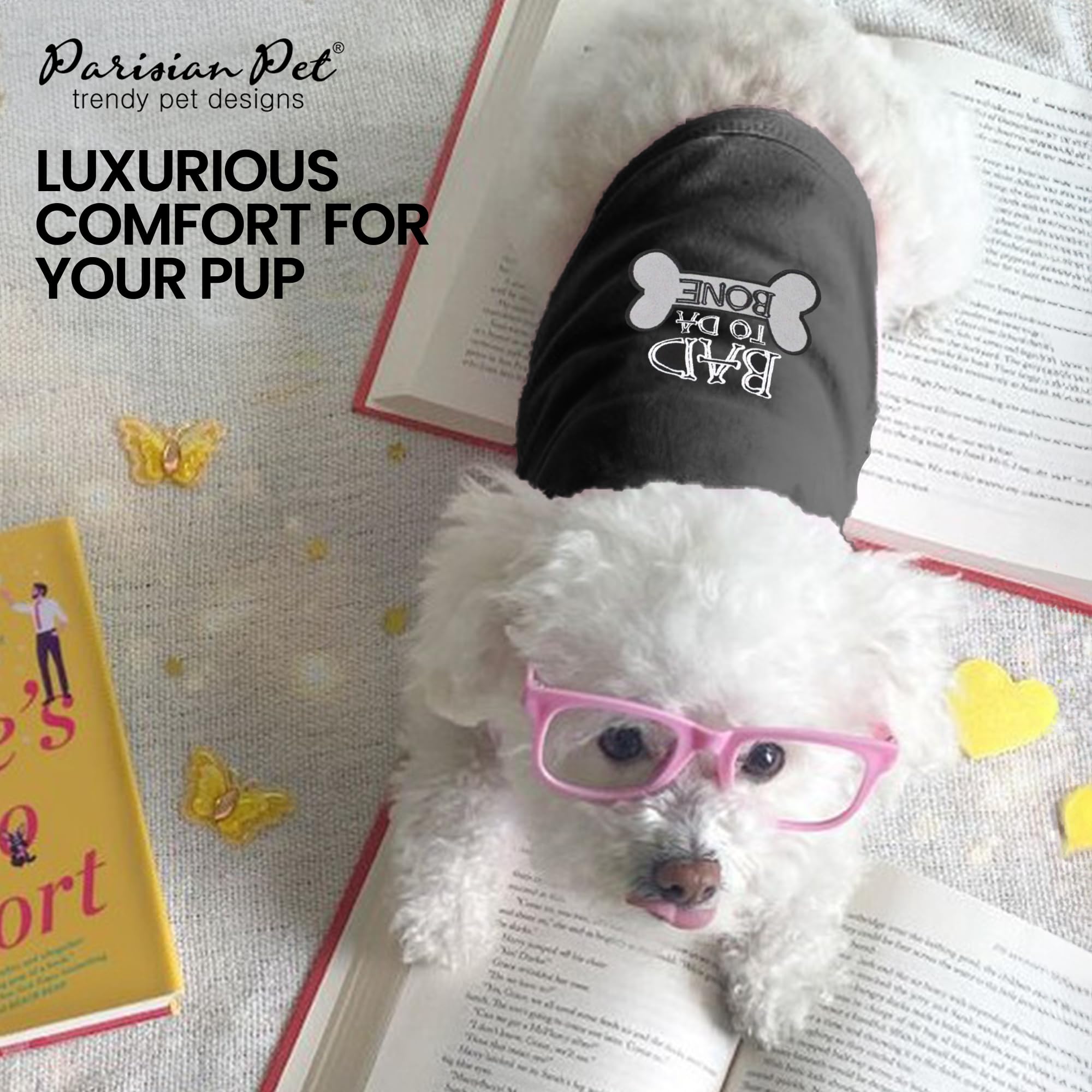 Camiseta Parisian Pet lavable a máquina para fácil cuidado.