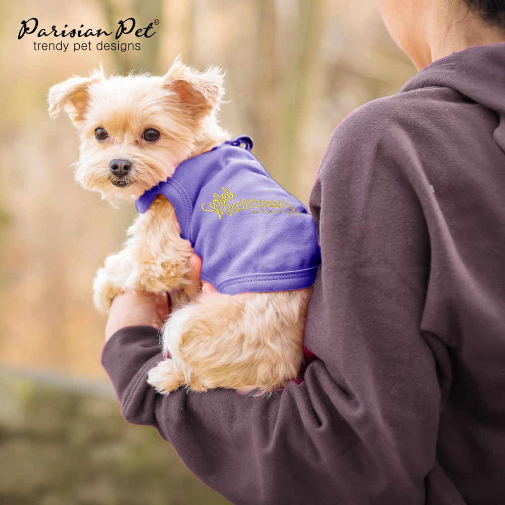 Camiseta Parisian Pet lavable a maquina, facil de limpiar