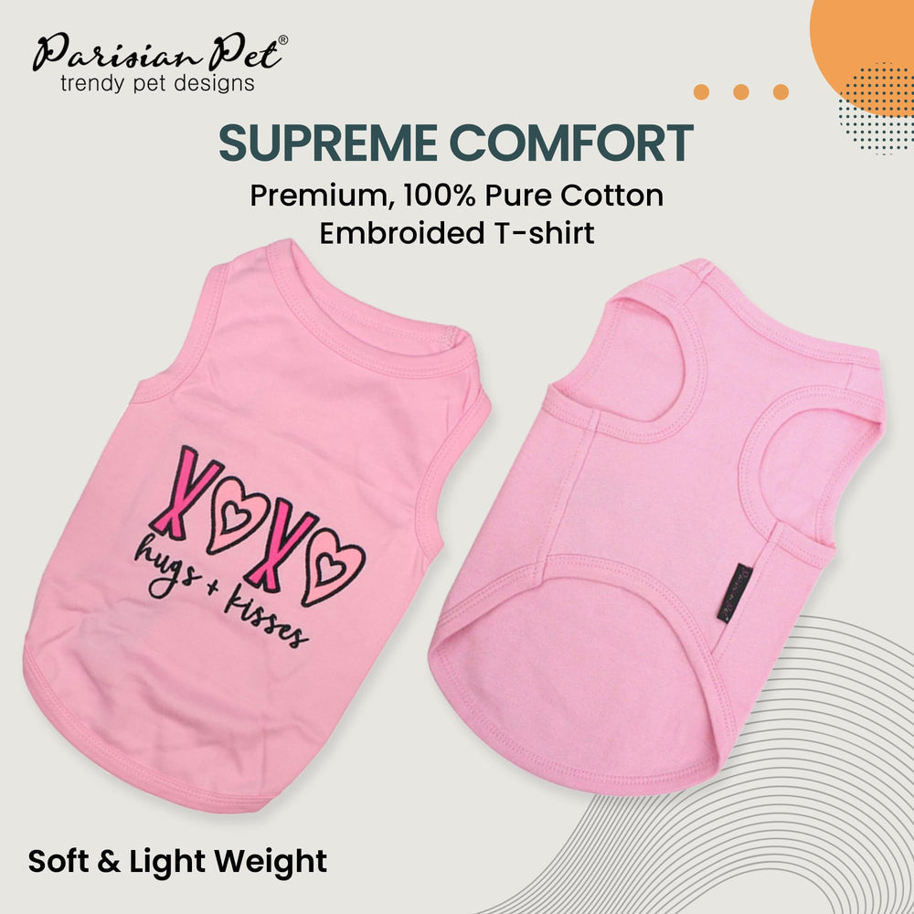 Camiseta Parisian Pet ligera y transpirable para paseos diarios.