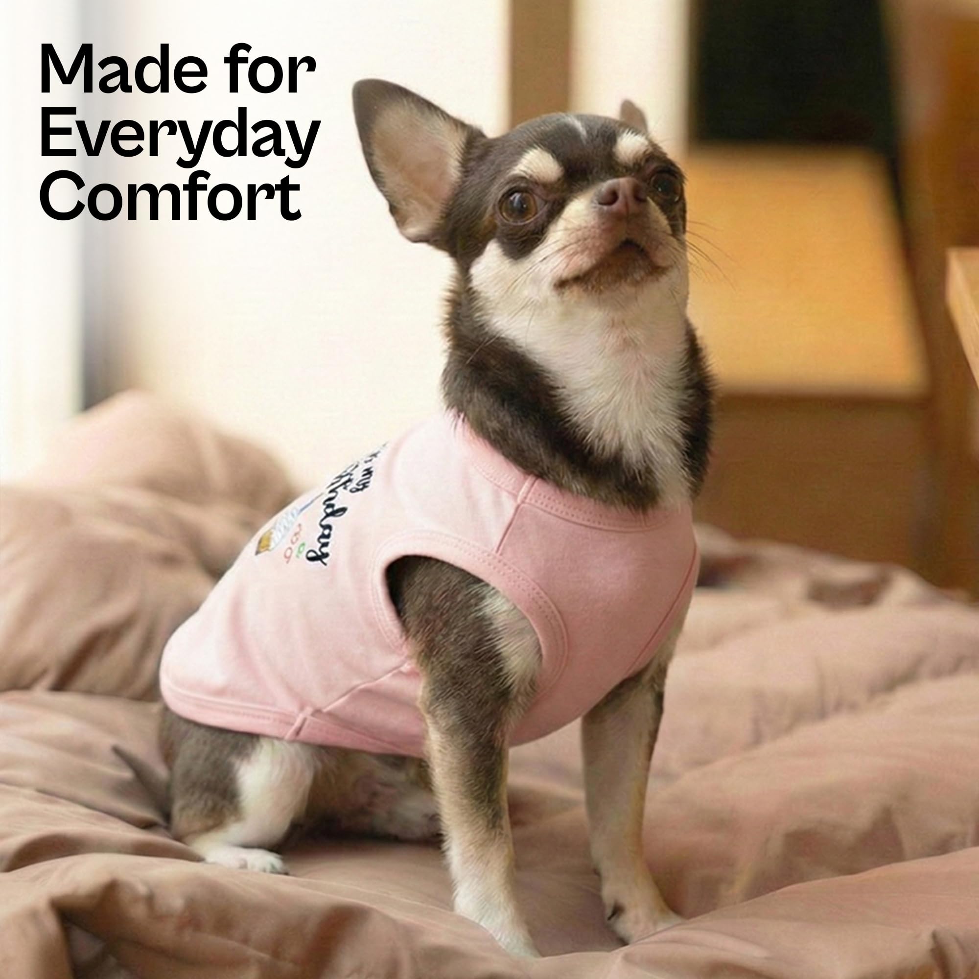Camiseta para paseos en algodón ligero, ideal para caminar y jugar al aire libre.