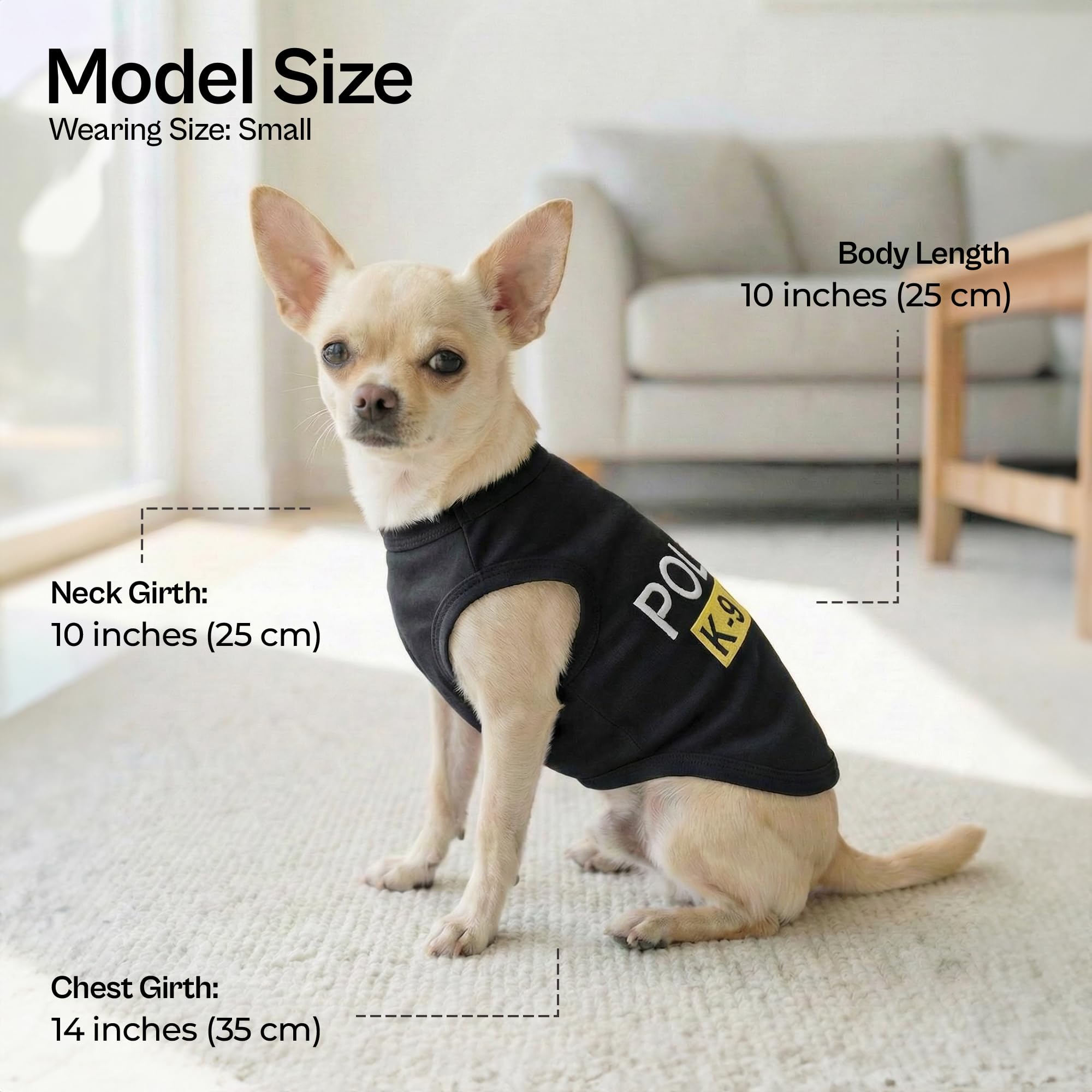 Camiseta sin mangas Parísian Pet, ligera y transpirable.
