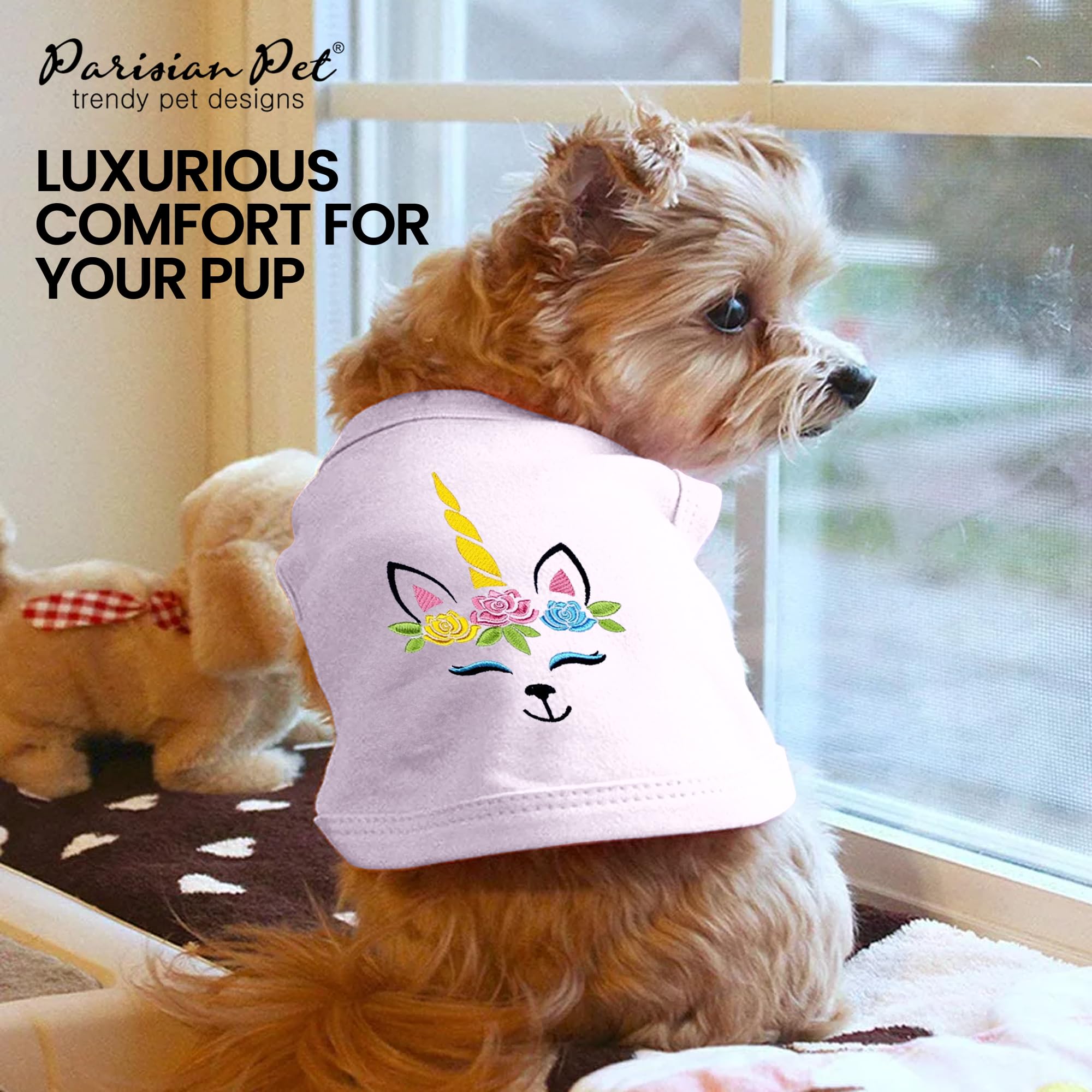 Guía de tallas clara para un ajuste cómodo en perros desde XXS hasta 3XL.