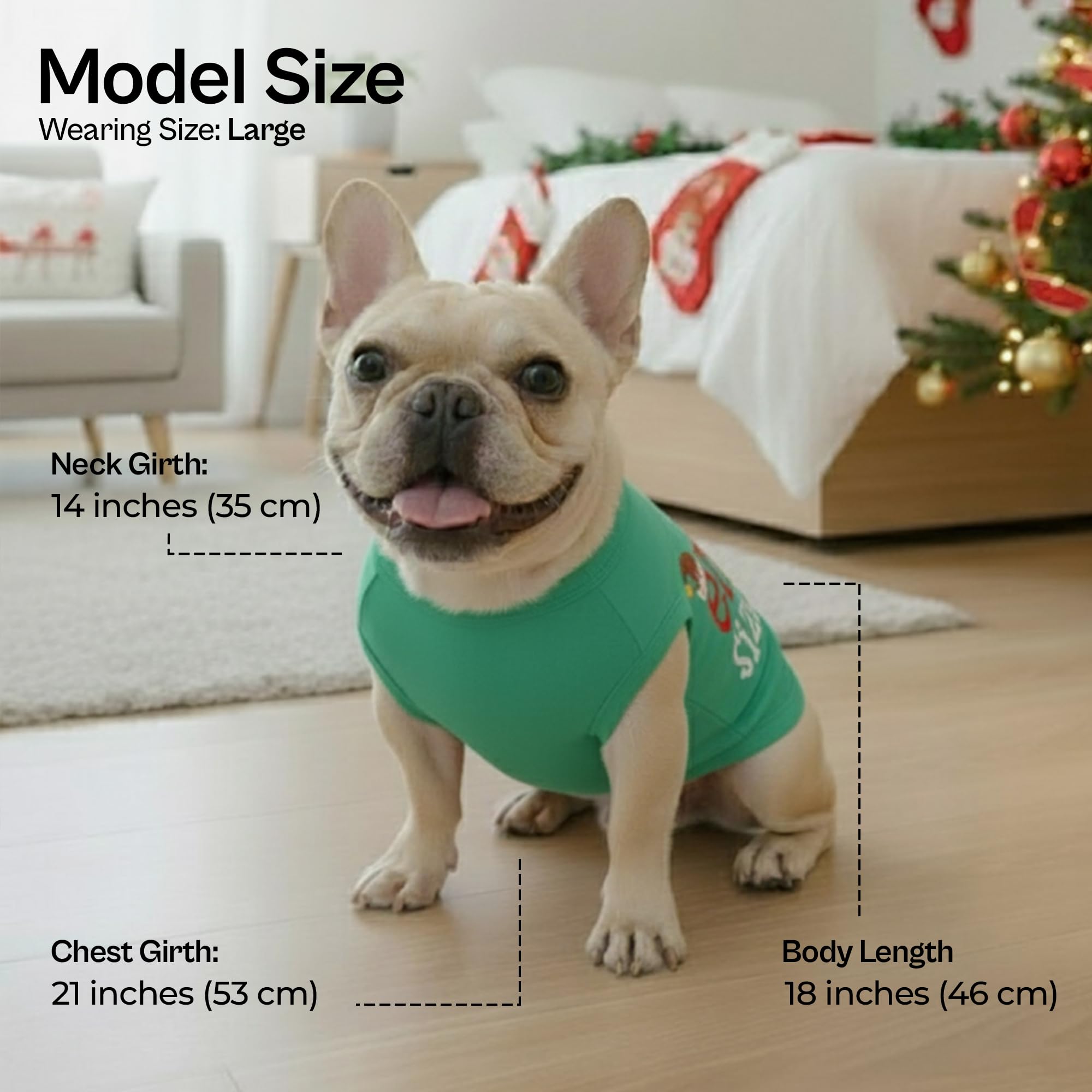 Parisian Pet camiseta 2XL para perros grandes, ajuste cómodo