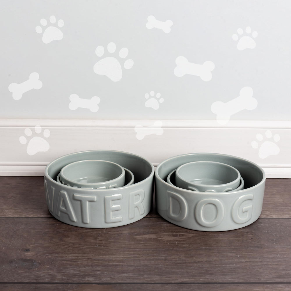 Park Life Designs tazón apto para lavavajillas, gris, gran tamaño.