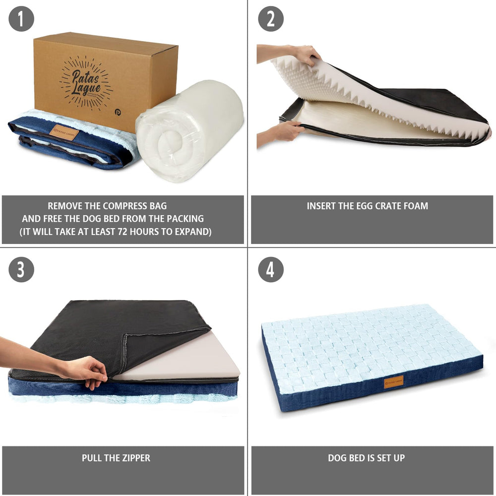 Patas Lague cobertura TPU impermeable protege la cama y facilita la limpieza.