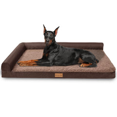Patas Lague: cama ortopédica jumbo de 56x40 para perros grandes con soporte estable