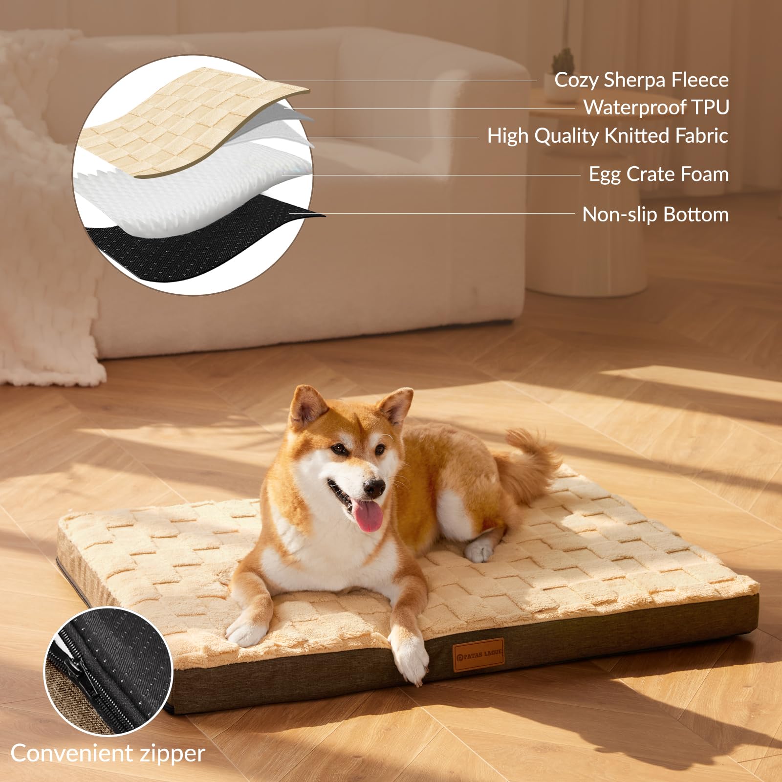 Patas Lague funda lavable, fácil limpieza y mantenimiento