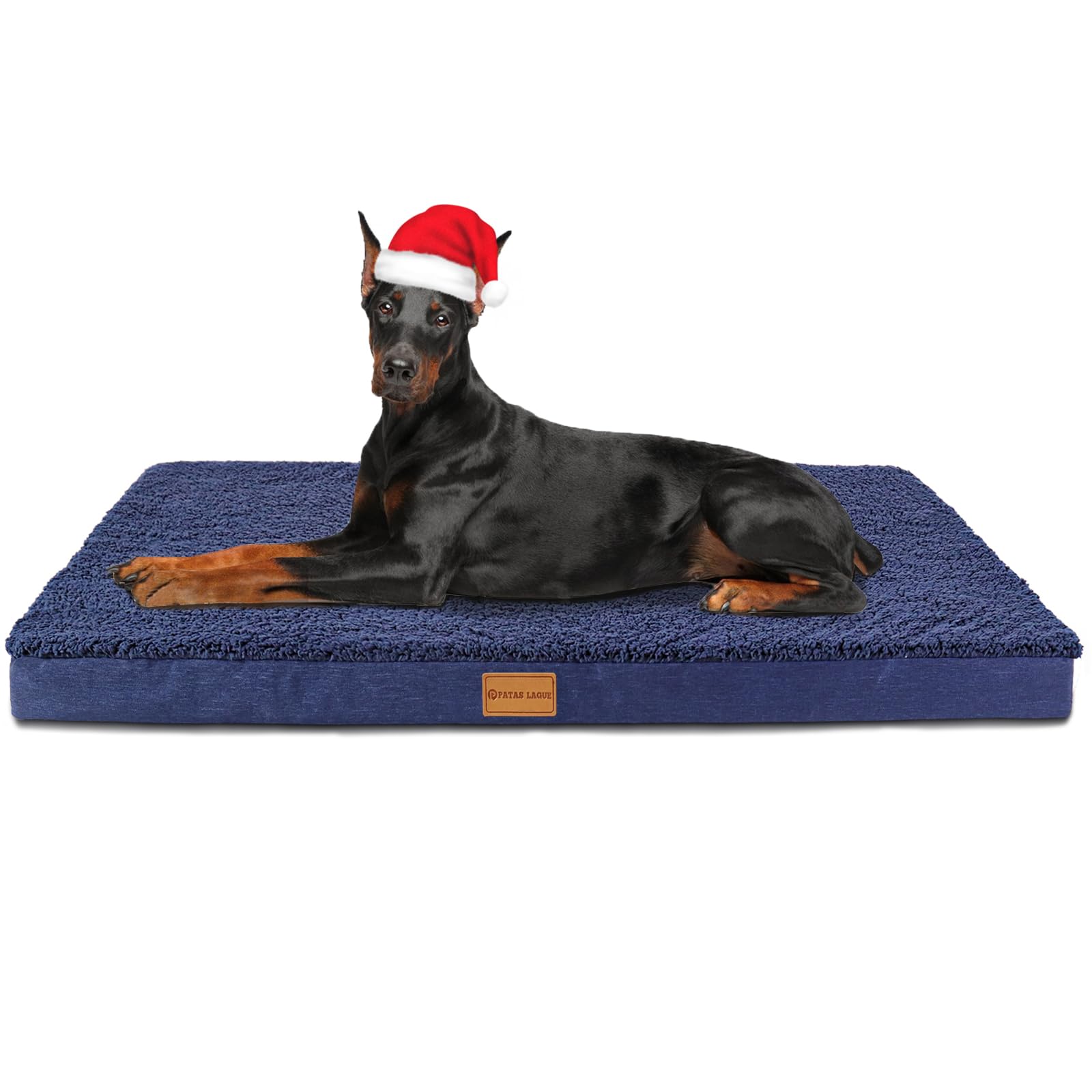 Patas Lague cama ortopédica jumbo para perros grandes con descanso amplio y cómodo.