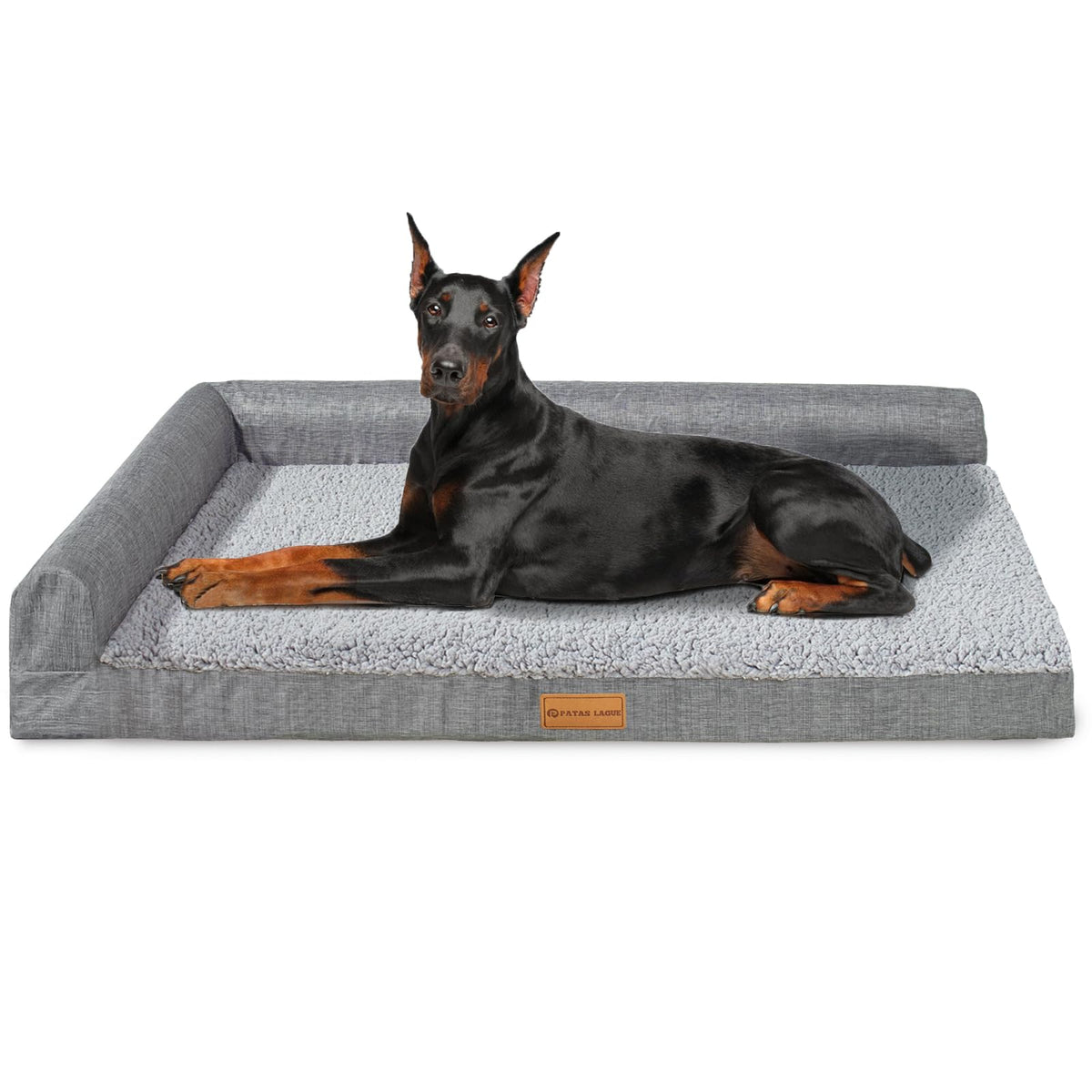 Patas Lague cama ortopédica para perros XL con soporte.