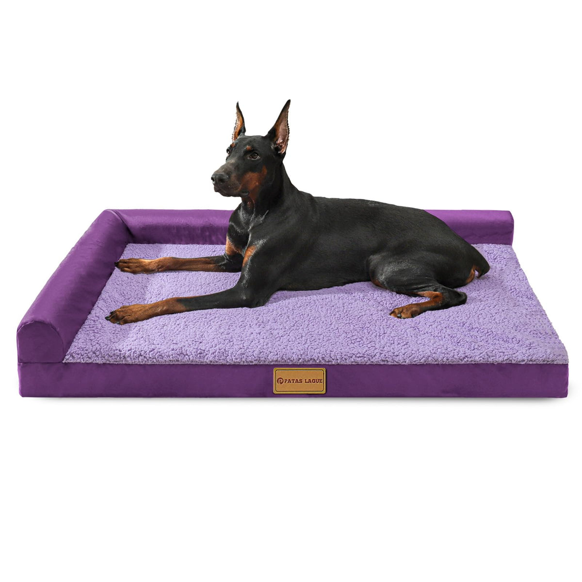 Patas Lague cama perro ortopédica XL con soporte estable para descansar cómodo.