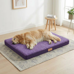 Cama ortopédica Patas Lague con espuma de relieve para perros grandes.