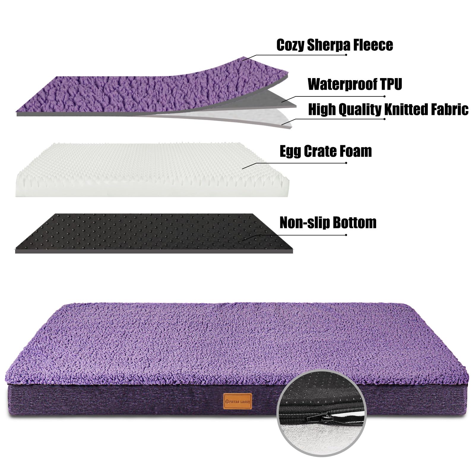 Funda impermeable Patas Lague protege la superficie ante líquidos.