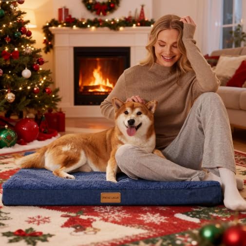 Patas Lague cubierta lavable para cama de perros, fácil limpieza.