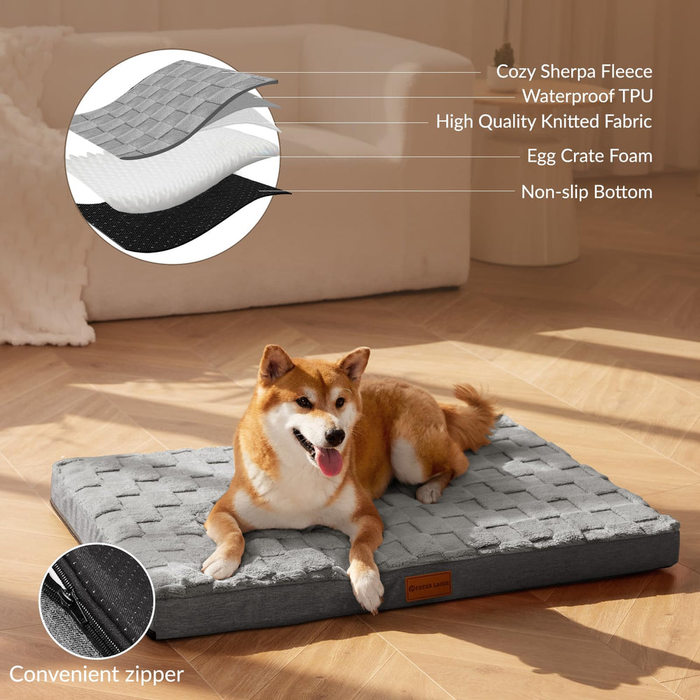 Patas Lague espuma ortopédica en forma de huevo para soporte suave.