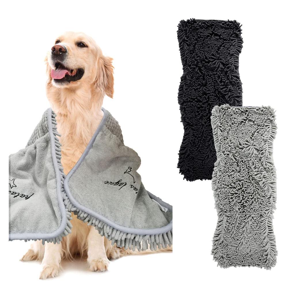 Patas Lague toalla absorbente para perros, tamaño 35x15, secado rápido