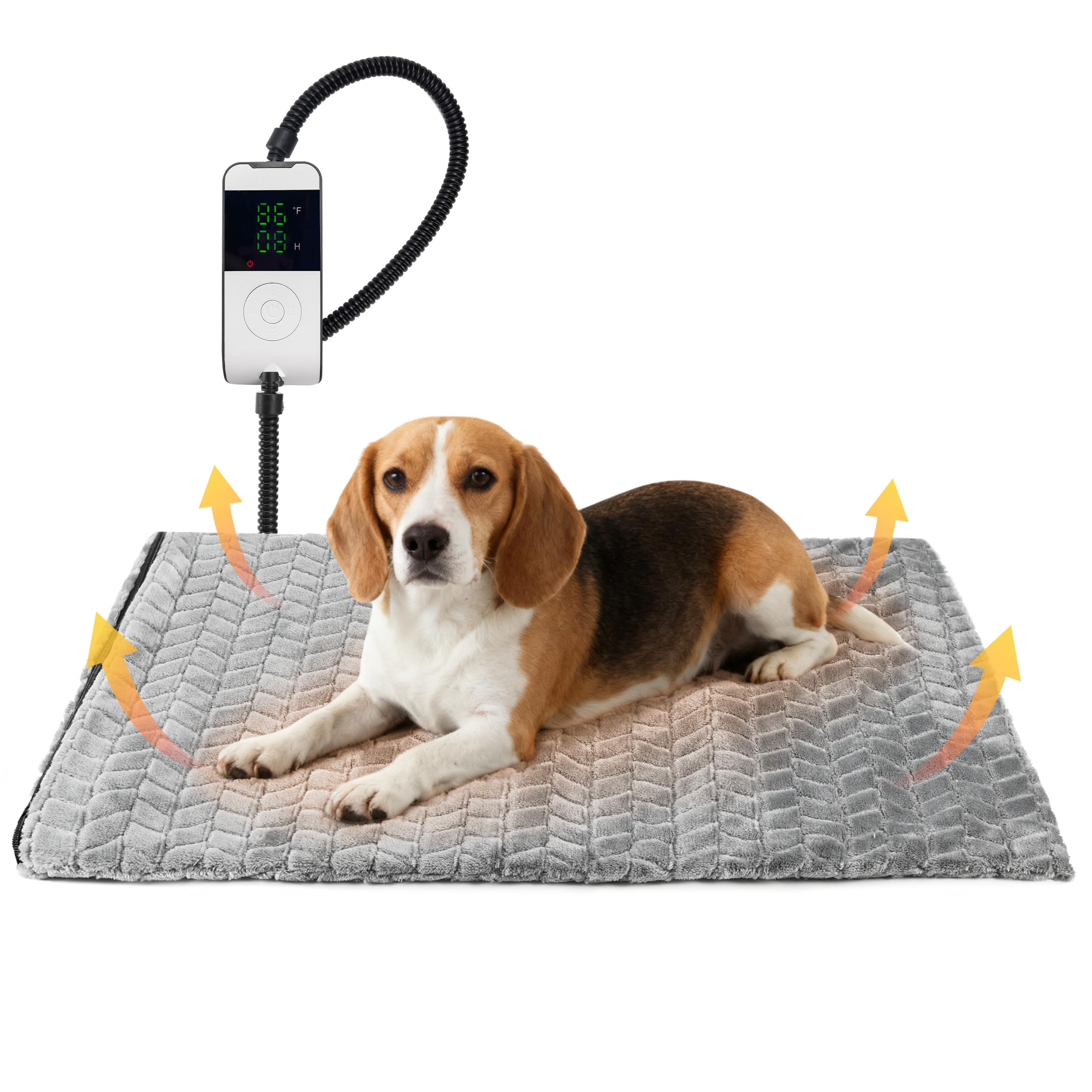PatiencET cama caliente para mascotas, superficie amplia para confort en el sofá