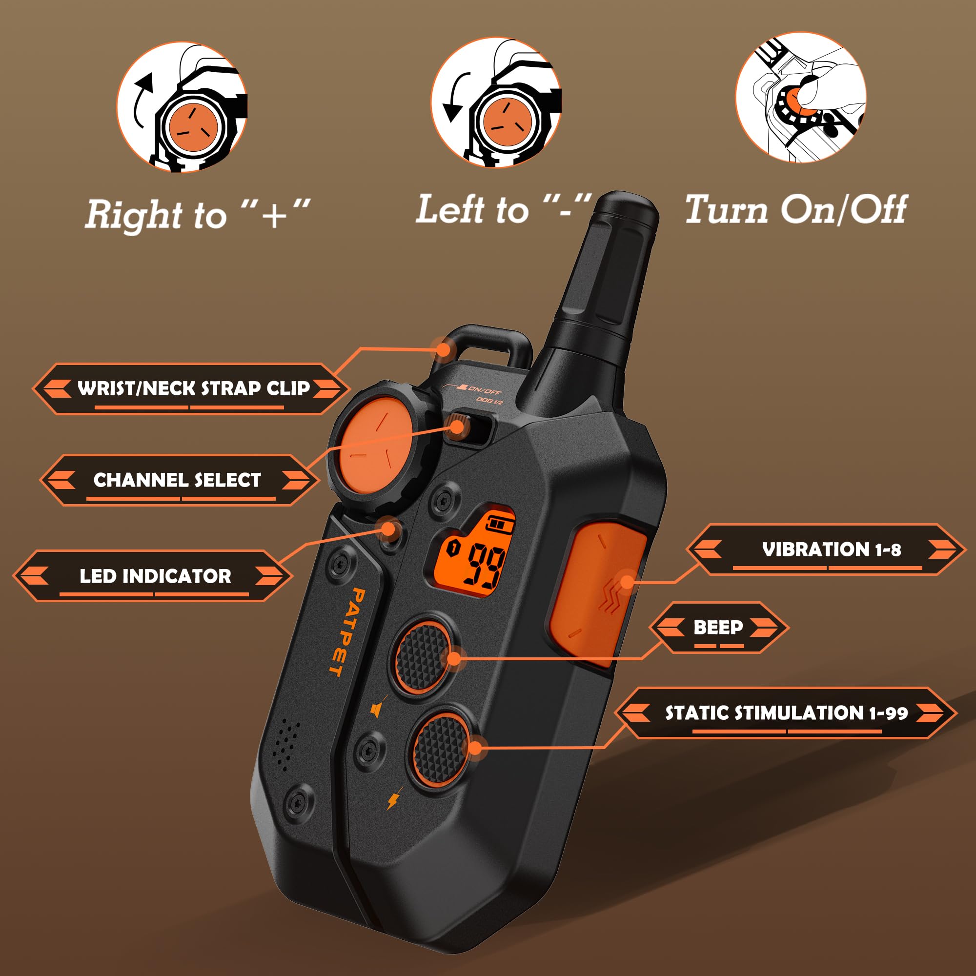 PATPET kit de entrenamiento con bolsa, clicker y silbato para sesiones.