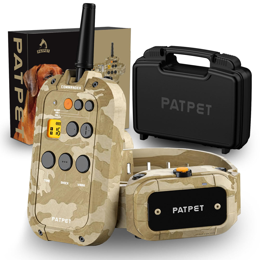 PATPET control remoto del collar de entrenamiento facilita el adiestramiento a distancia.