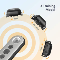 PATPET collar resistente al agua IPX7 para juego y adiestramiento bajo lluvia o cerca de agua.