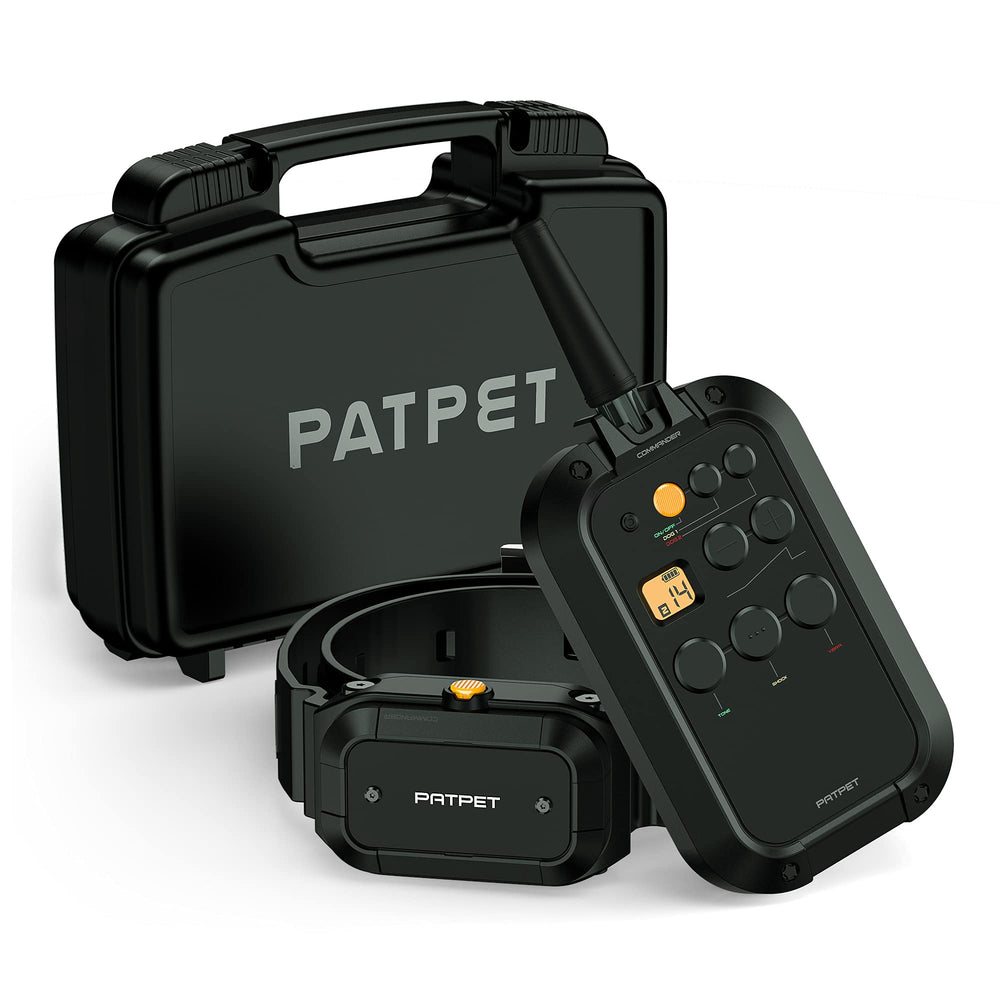 PatPet collar de entrenamiento con control remoto y alcance tres cuartos de milla.
