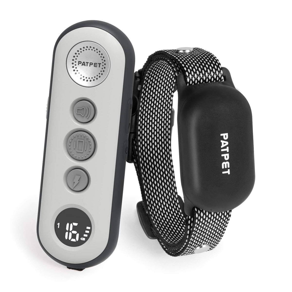 PATPET collar de entrenamiento con control remoto ofrece alcance amplio para adiestrar a distancia.