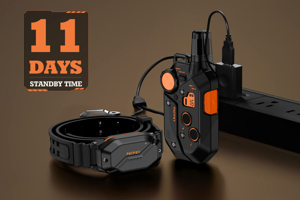 PATPET collar impermeable IPX7 para uso en lluvia o charcos