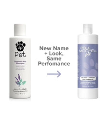 Paul Mitchell Pet champú lavanda-menta en uso para piel sensible
