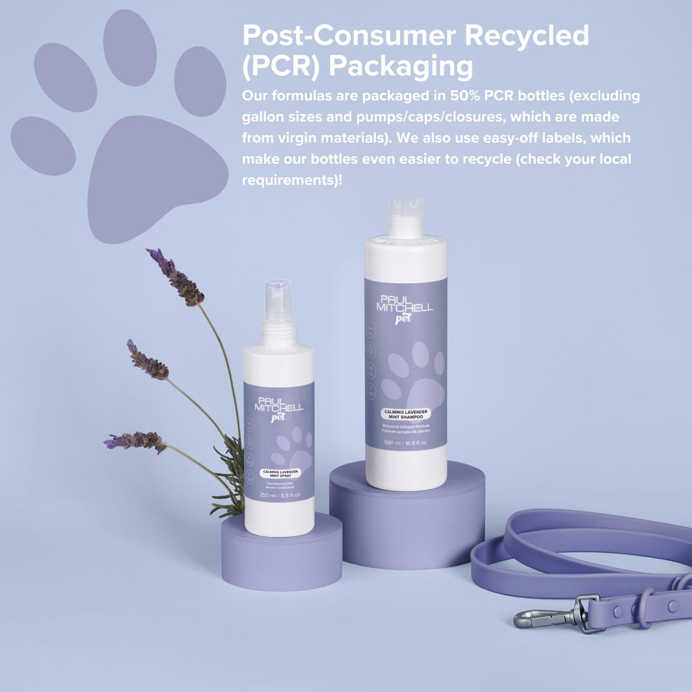 Paul Mitchell Pet champú lavanda-menta ingredientes clave como aloe vera