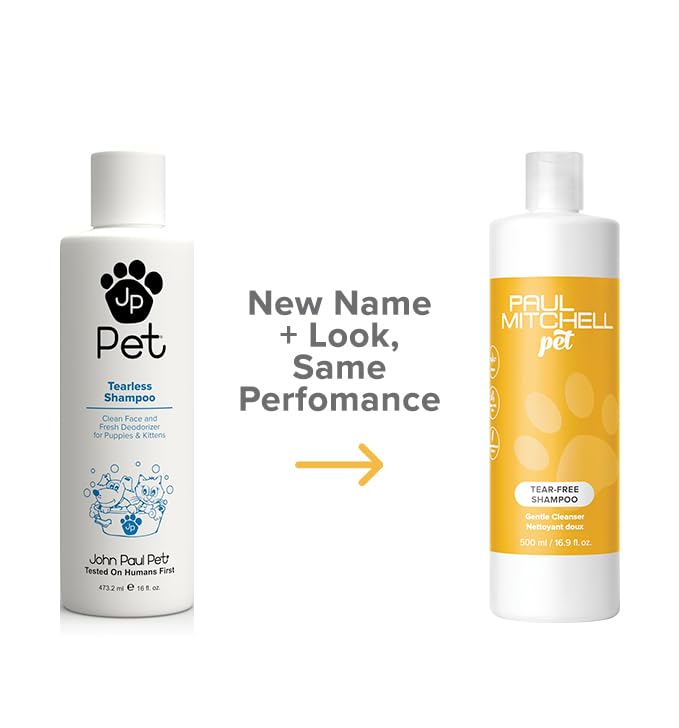 Espuma suave del champú sin lágrimas para mascotas de Paul Mitchell Pet.