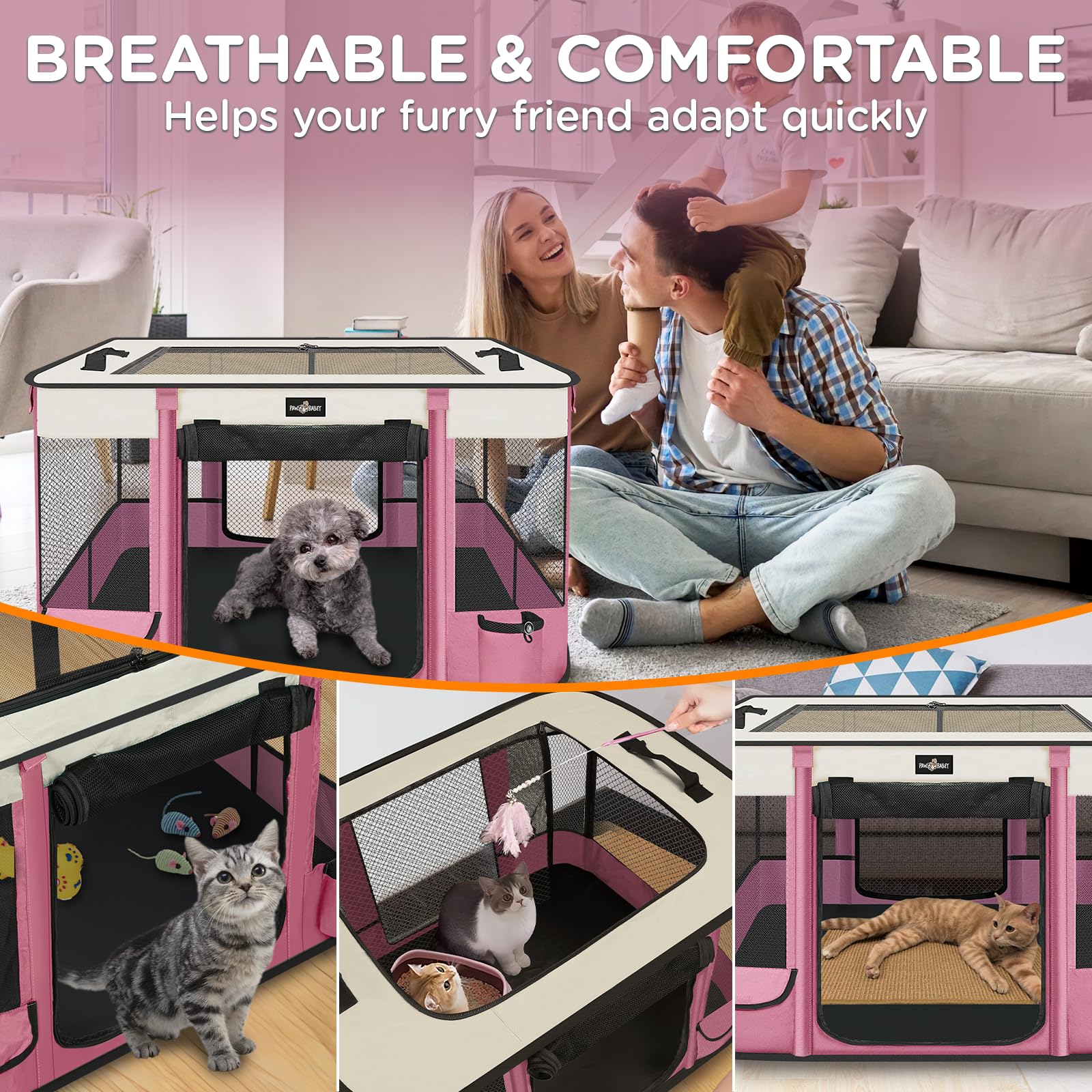 PAW BALLET montaje-rapido permite instalar en minutos sin herramientas.