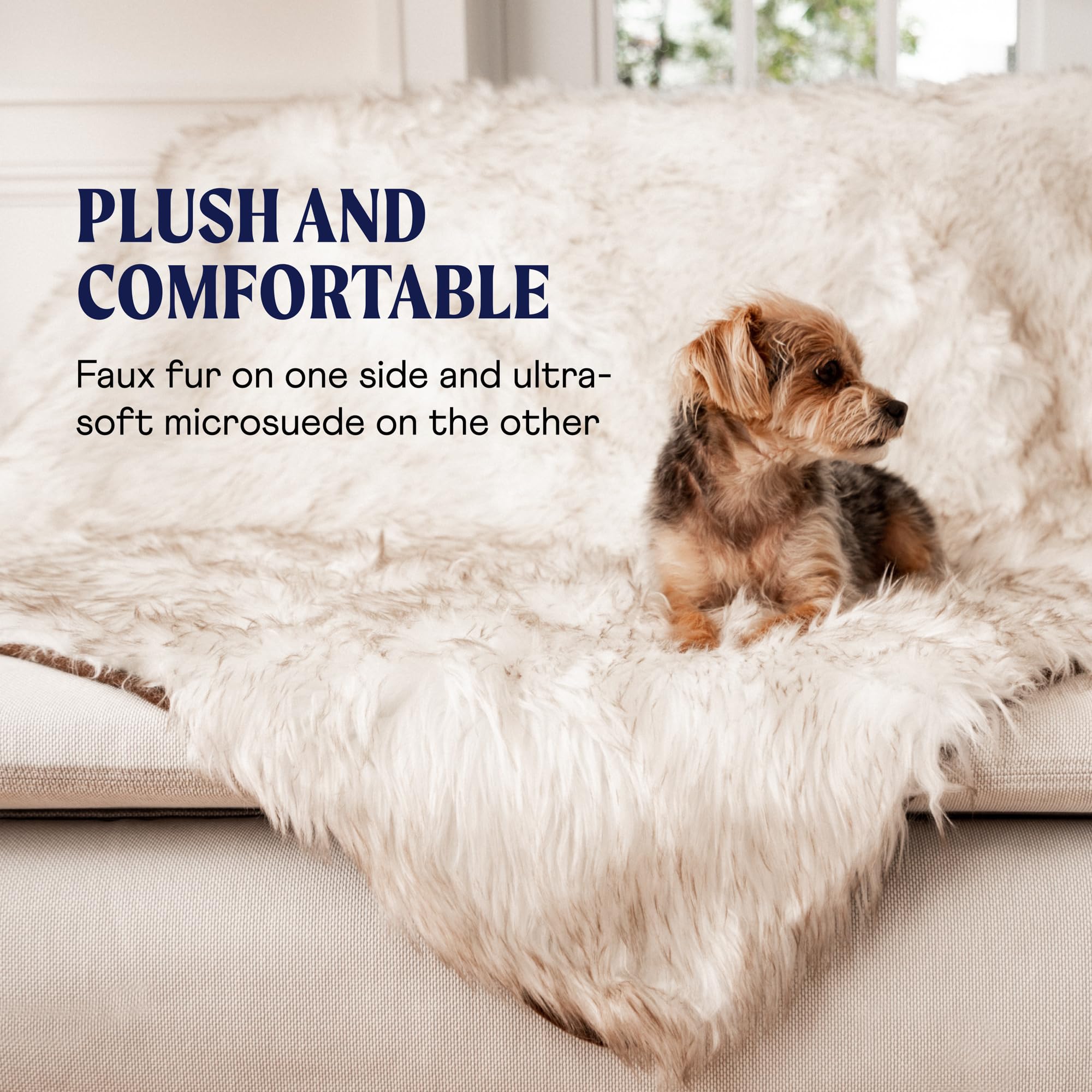 PAW BRANDS PupProtector manta lavable a máquina facilita limpieza rápida