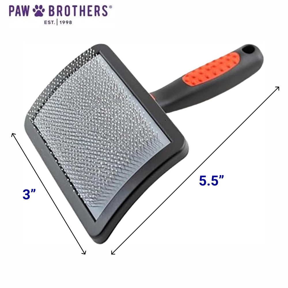 Paw Brothers cepillo con cobertura máxima para pelaje mediano y largo.