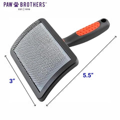Paw Brothers cepillo con cobertura máxima para pelaje mediano y largo.