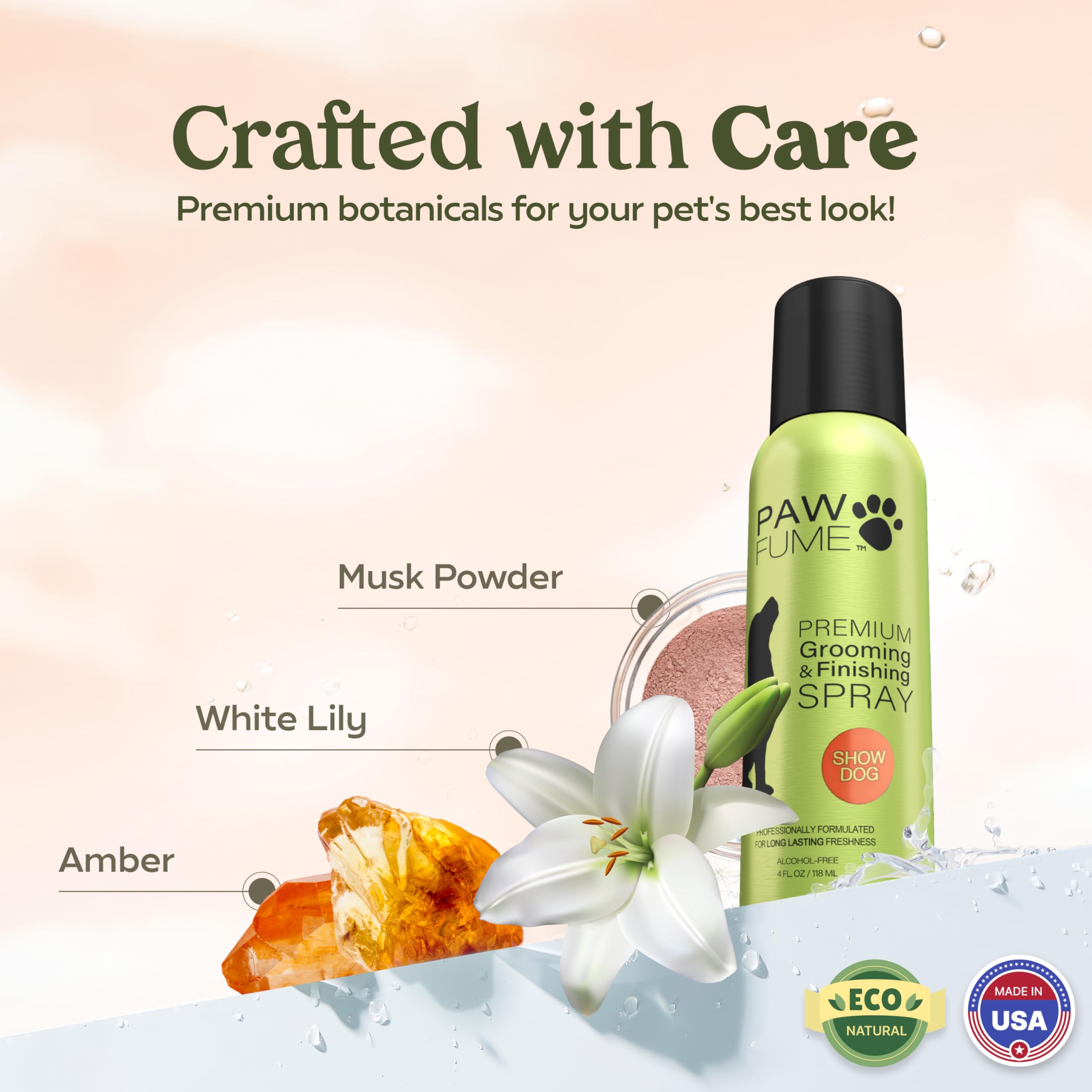 Paw Fume aplicacion-portatil: spray rápido para retoques donde sea.