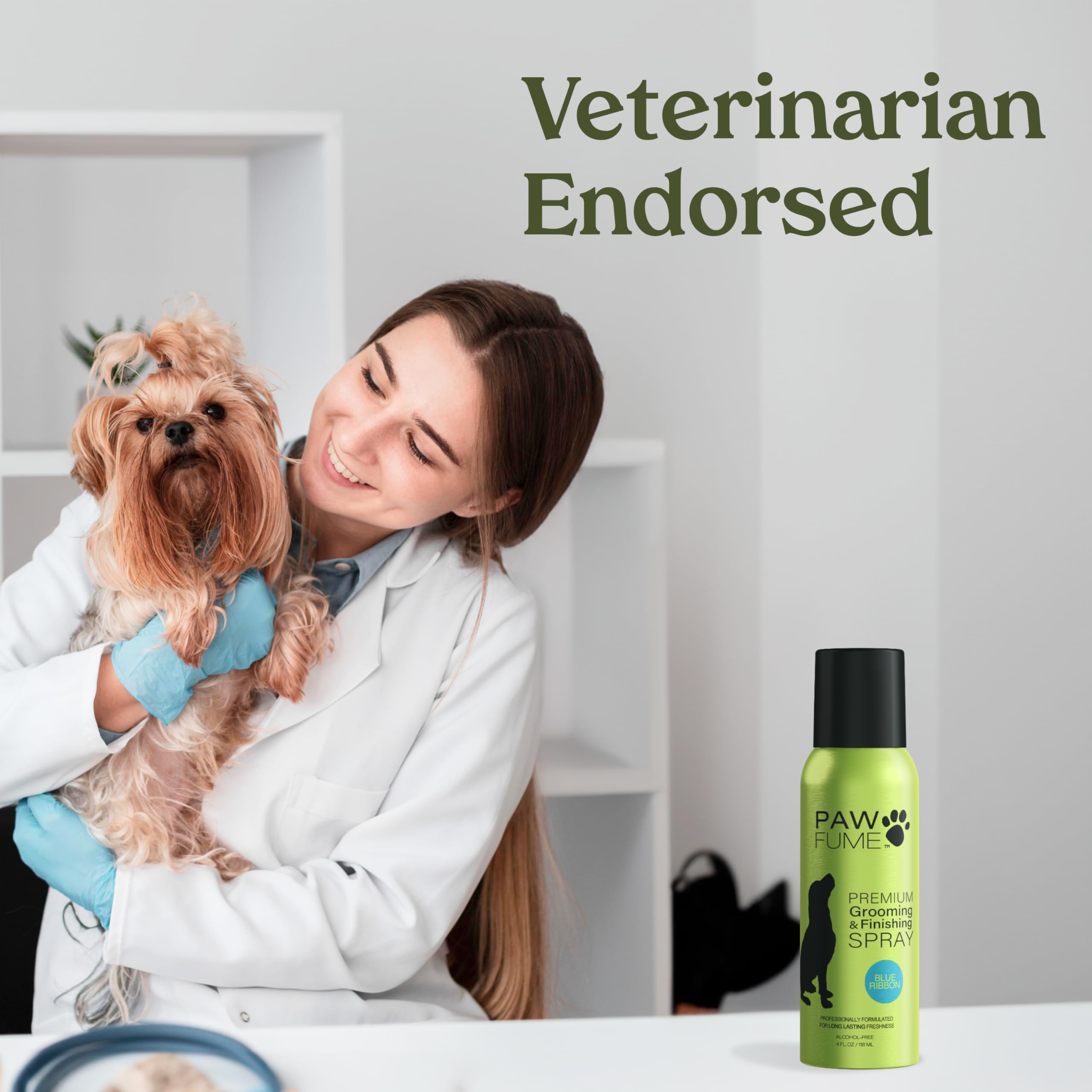 PAWFUME atomizador portátil para perro, formato compacto para paseos.