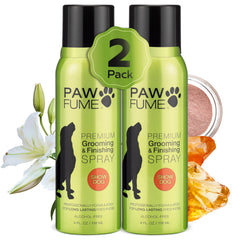 Paw Fume botella-perro: perfume duradero para pelaje fresco todo el día.