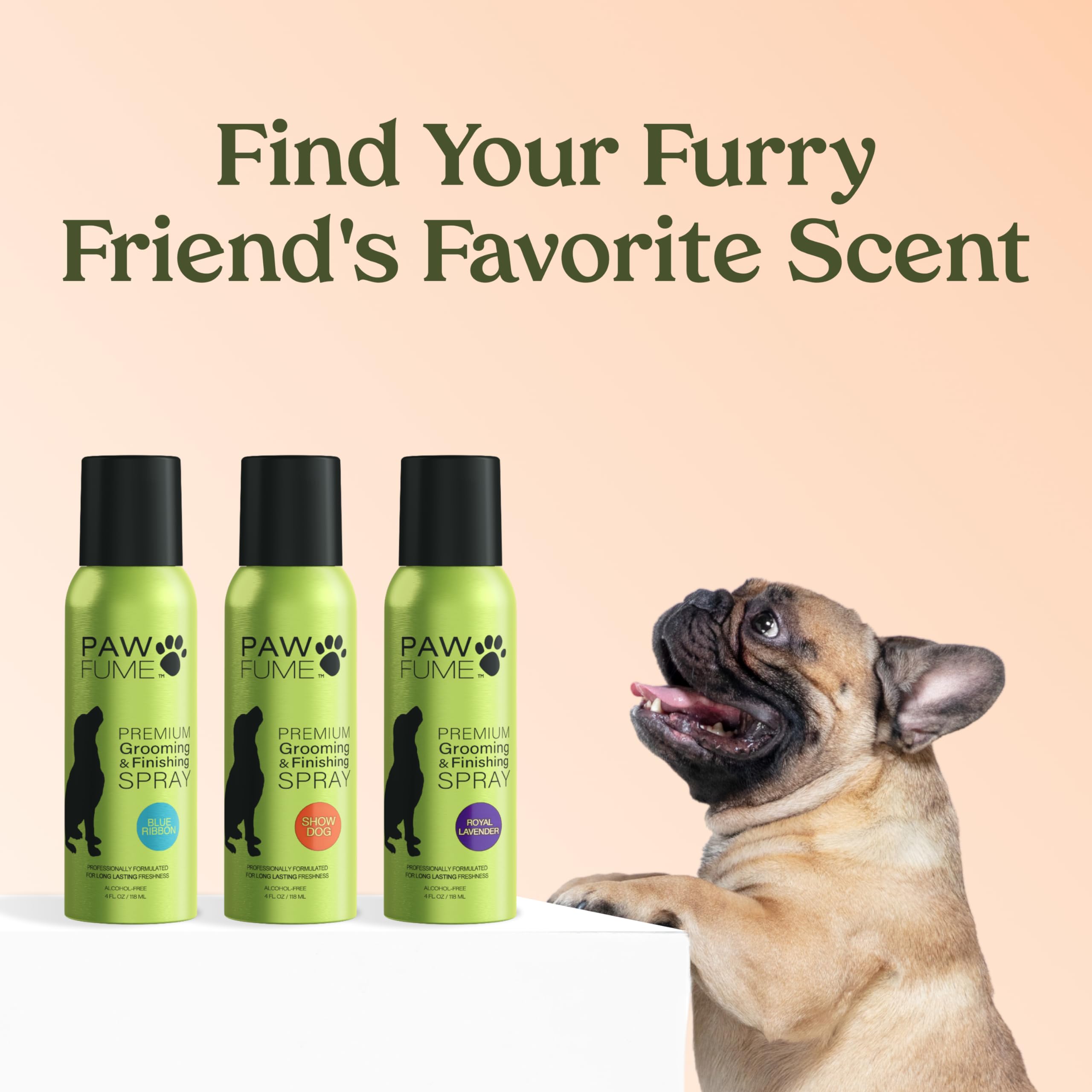 Paw Fume brillo-pelo: pelaje sedoso tras cada cepillado.