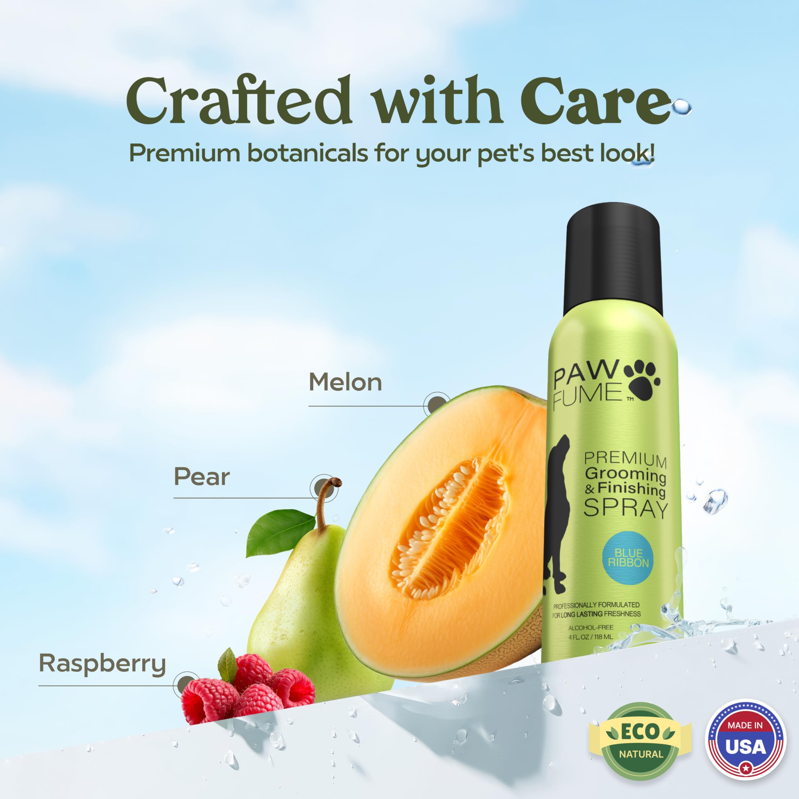 PAWFUME desenredante para perro, facilita peinado y reduce nudos.