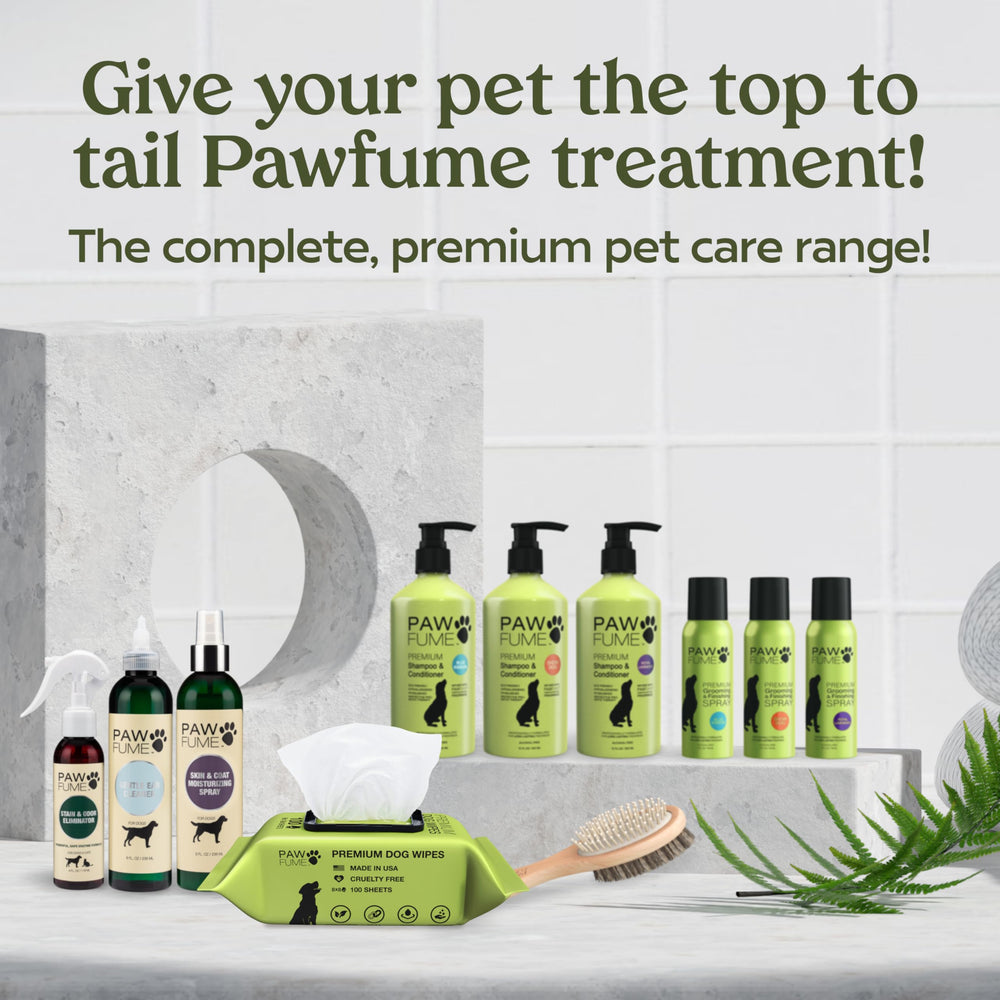 Paw Fume: cuidado suave para ojos y cara de mascota.