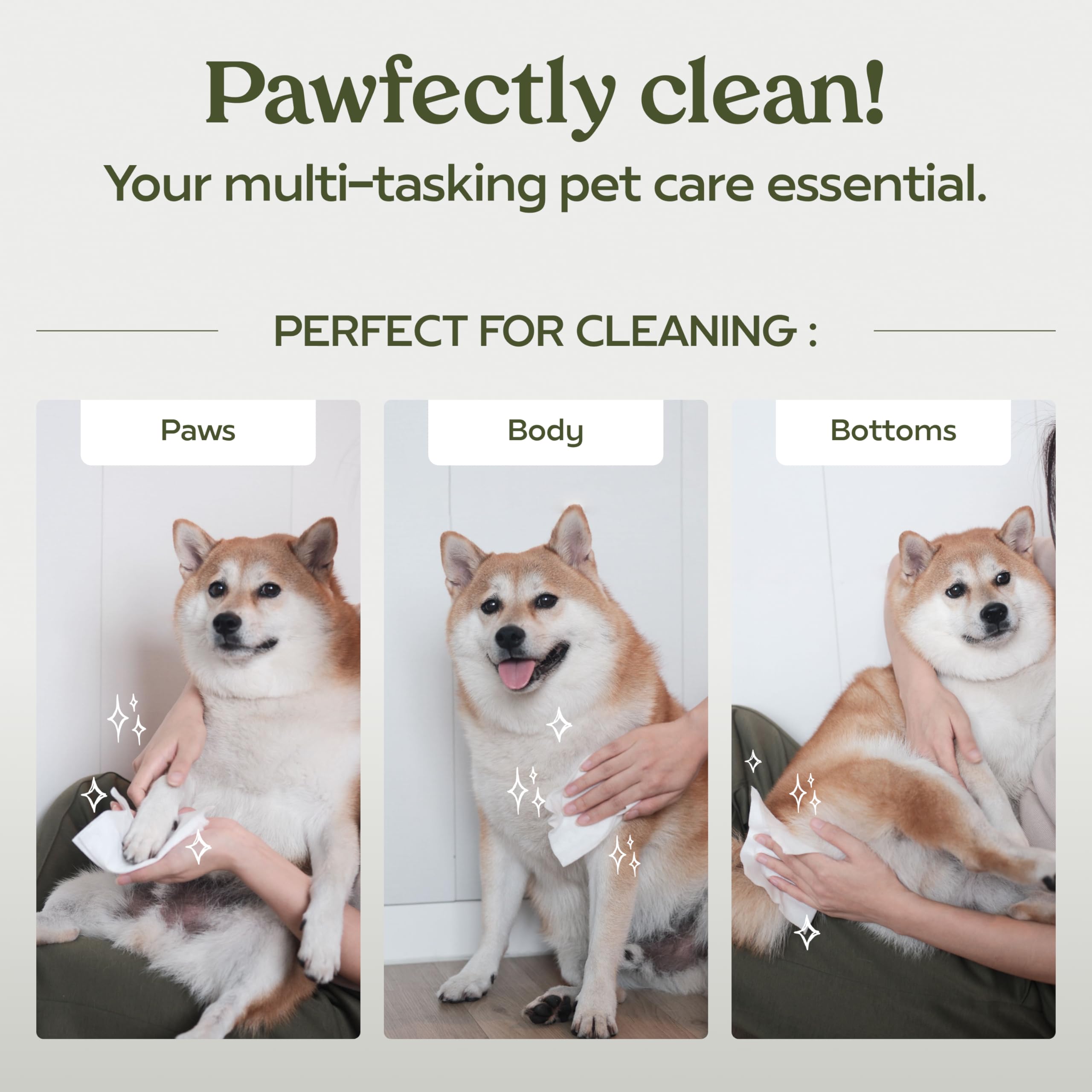 Paw Fume: toallitas para manchas de lágrimas, limpieza delicada.